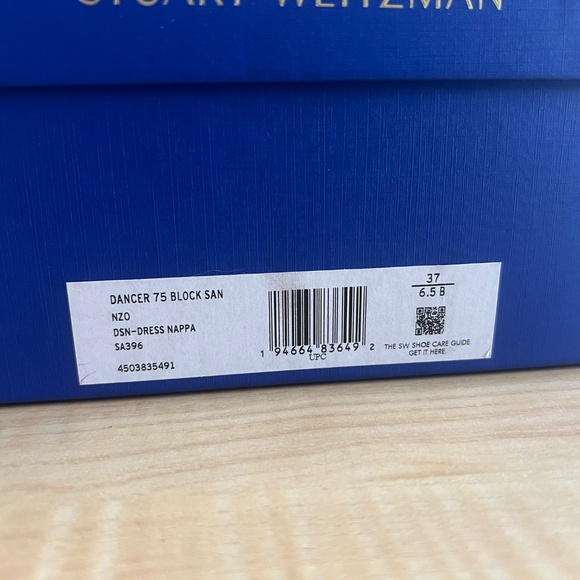 STUART WEITZMAN Dancer 75 Block Sandal Heels 6.5 B - Picture 3 of 9